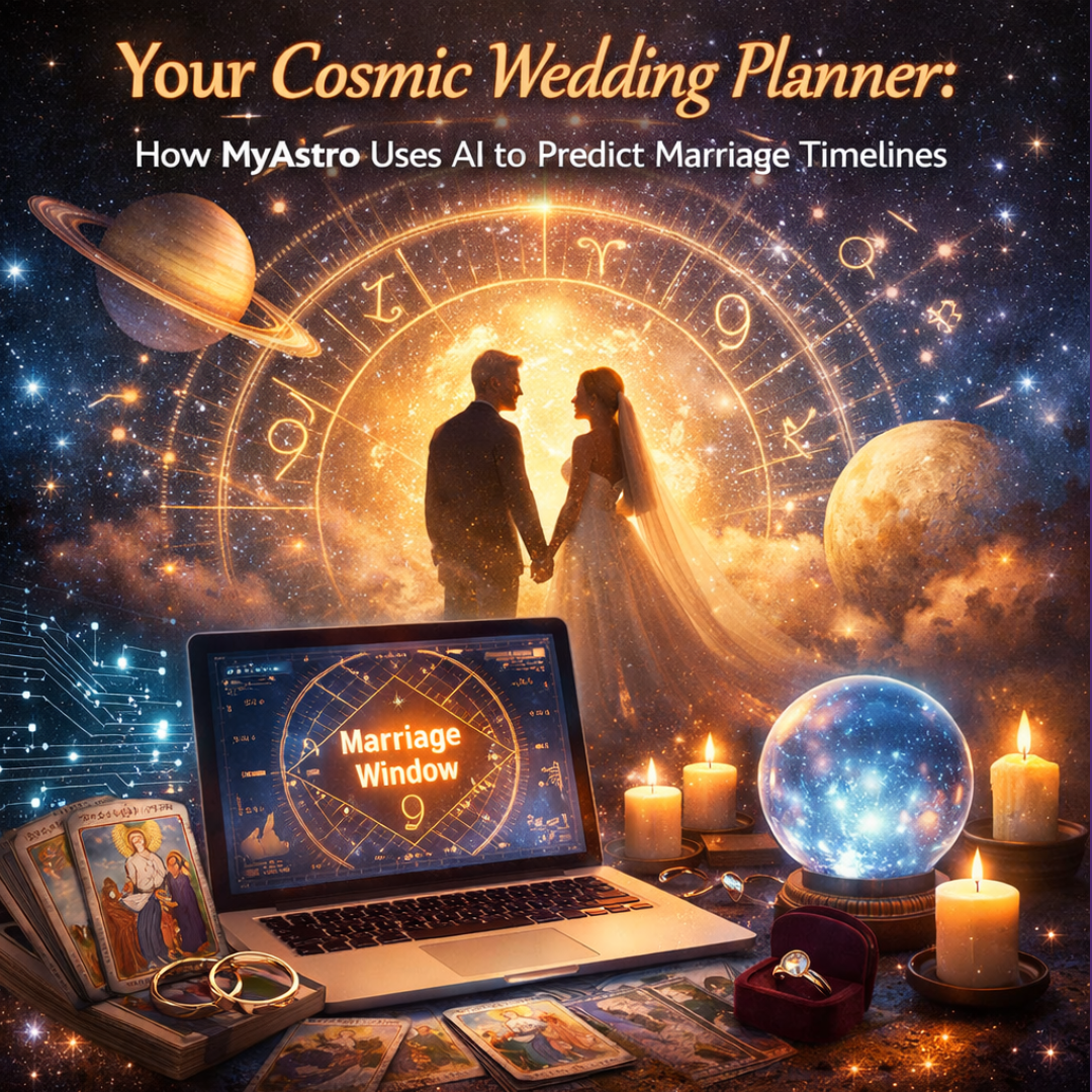 Your Cosmic Wedding Planner: How MyAstro Uses AI to Predict Marriage Timelines