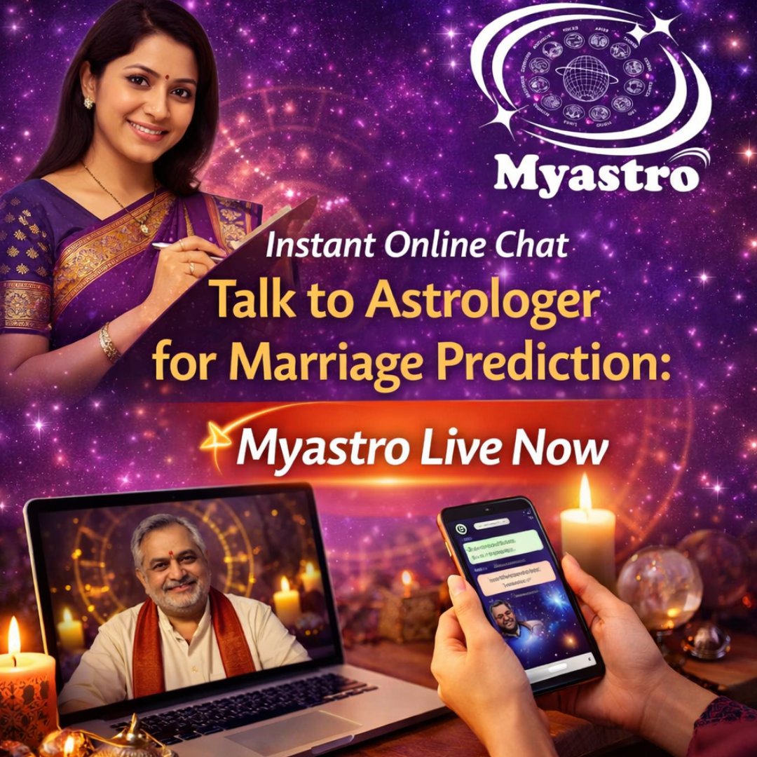 Instant Online Chat and Talk to Astrologer for Marriage Prediction: MyAstro Live Now