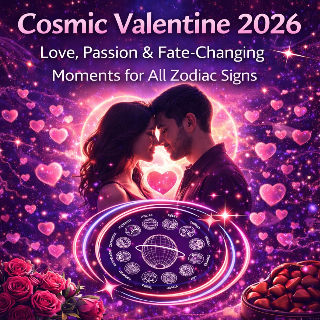 Cosmic Valentine 2026: Love, Passion & Fate-Changing Moments for All Zodiac Signs